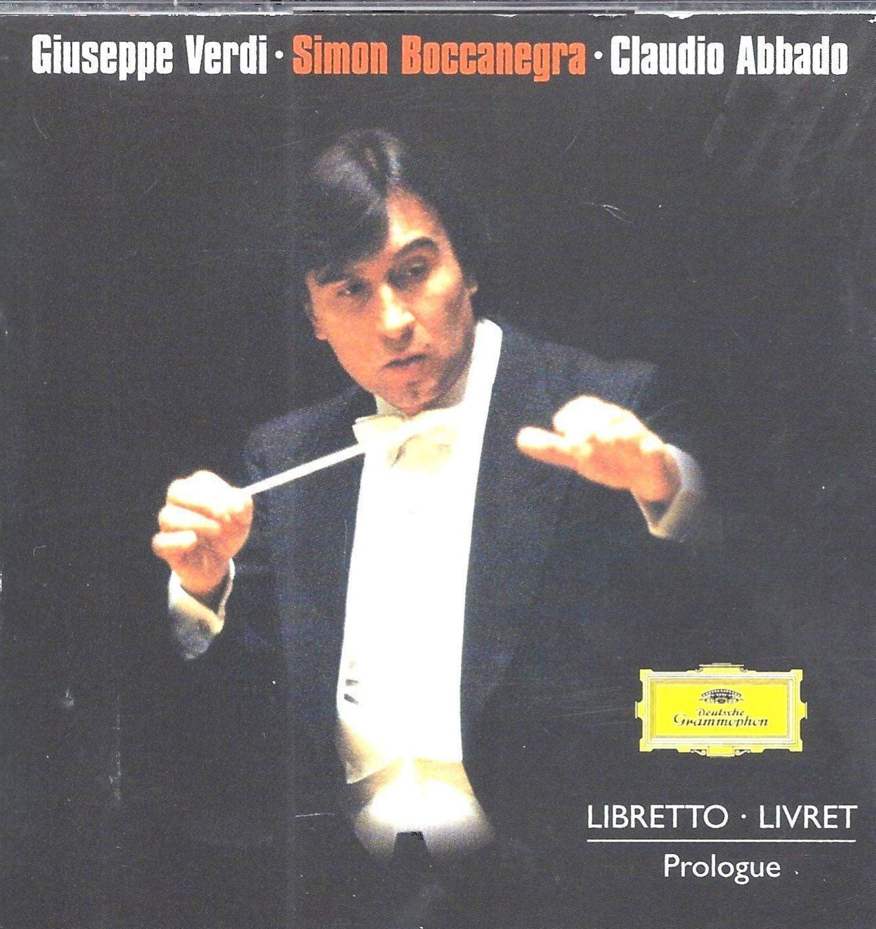 CD: Abbado VERDI SIMON BOCCANEGRA Teatro Alla Scala Klassik 2CD – Usato da Kandergrund venduto da Sososo 3