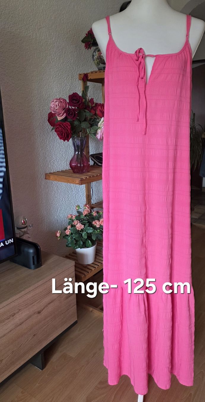 Vestiti: Maxi dress pink size L polyester length 125cm – Usato da Klingnau venduto da fairy.princess 5
