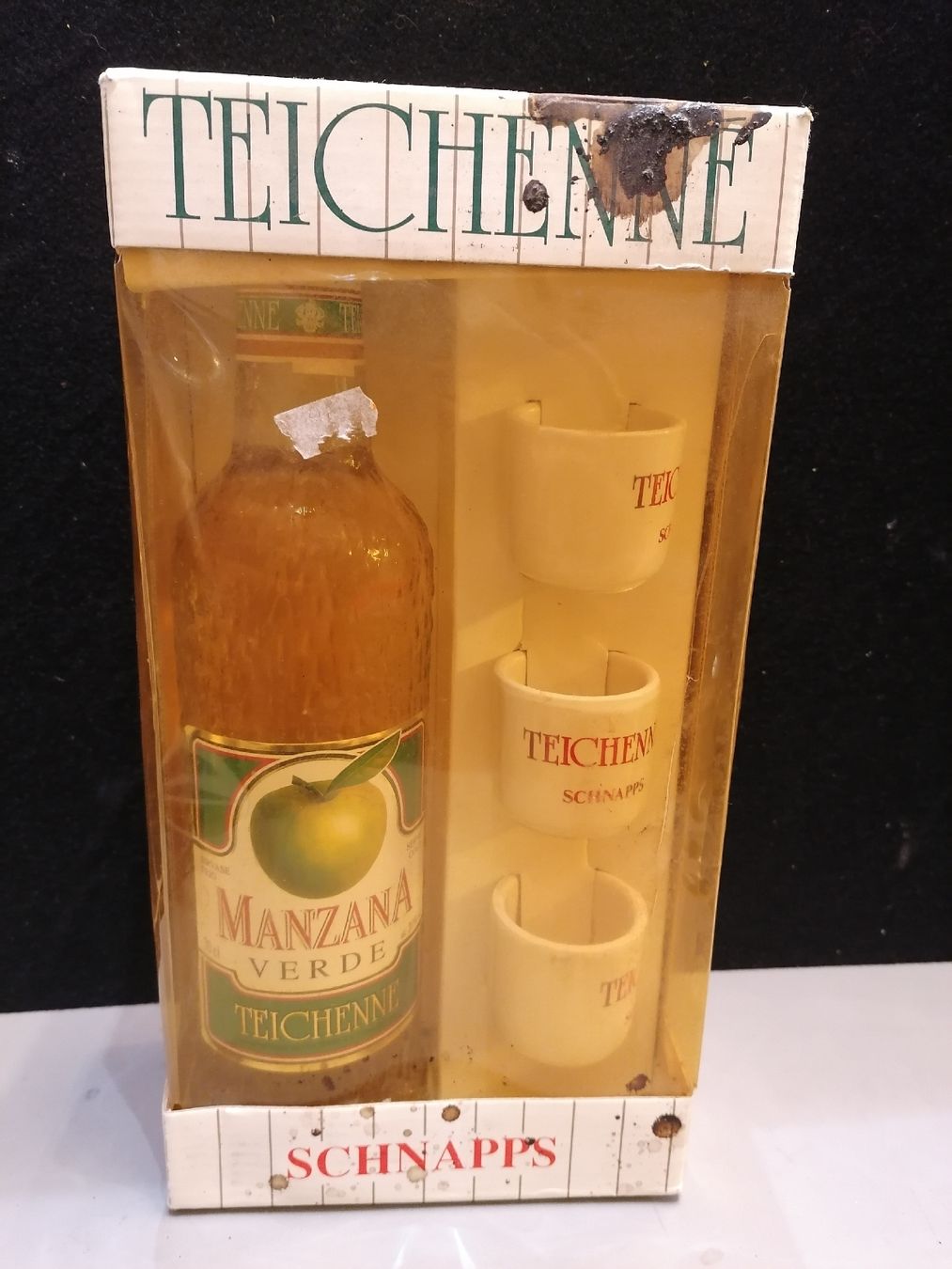 Spiritueux: TEICHENNE MANZANA VERDE SCHNAPPS – Neuf avec emballage d'origine à Genève par Leboucheoreilles