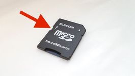 SD Karten Adapter für kleine MicroSD Kar