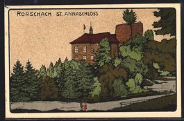 Rorschach, St. Annaschloss vom Weg aus