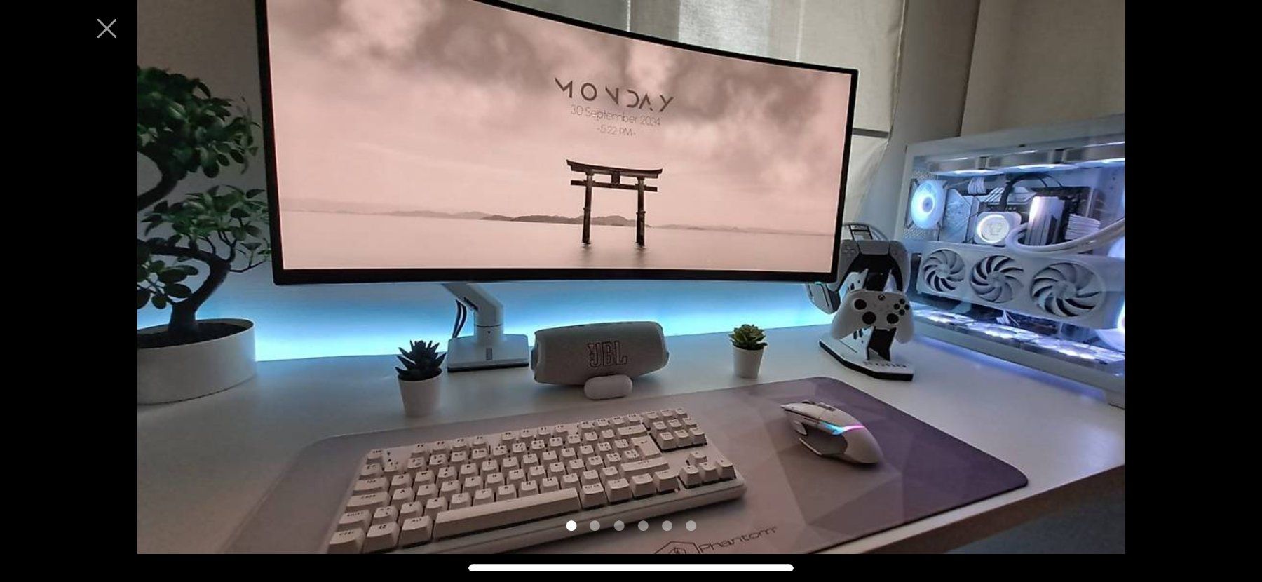 PC: Gaming Setup Weiss Komplett Abgestimmt – Usato da Baar venduto da baettig. 4