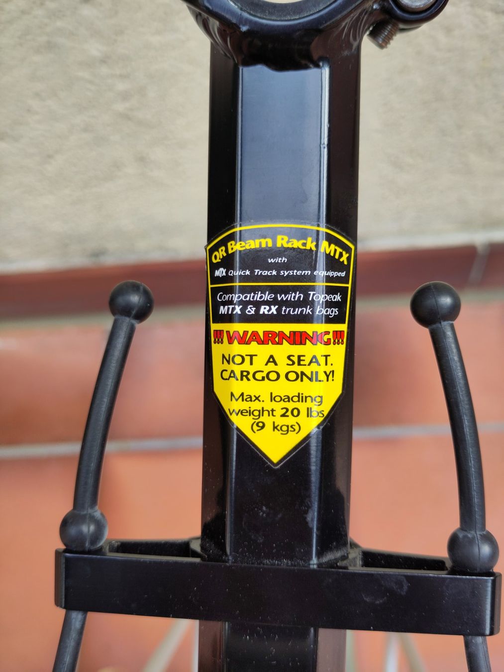 Ersatzteile: QR Beam Rack MTX Velo Gepäckträger System für Sattelstütze – Gebraucht aus Muttenz von Laeckerlihamschter 6