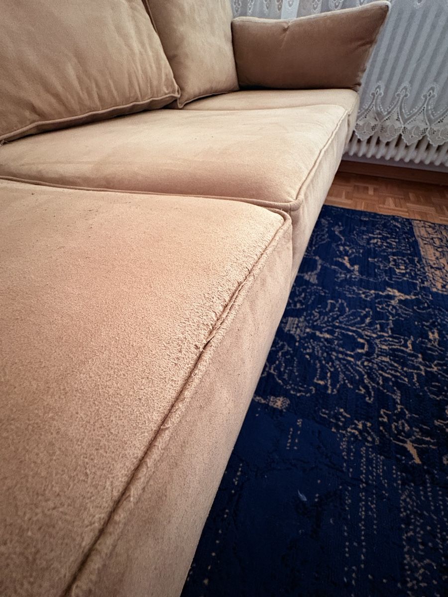 Sofas: Sofa beige 3-seater used condition – Gebraucht aus Birsfelden von qud_2wgd 5