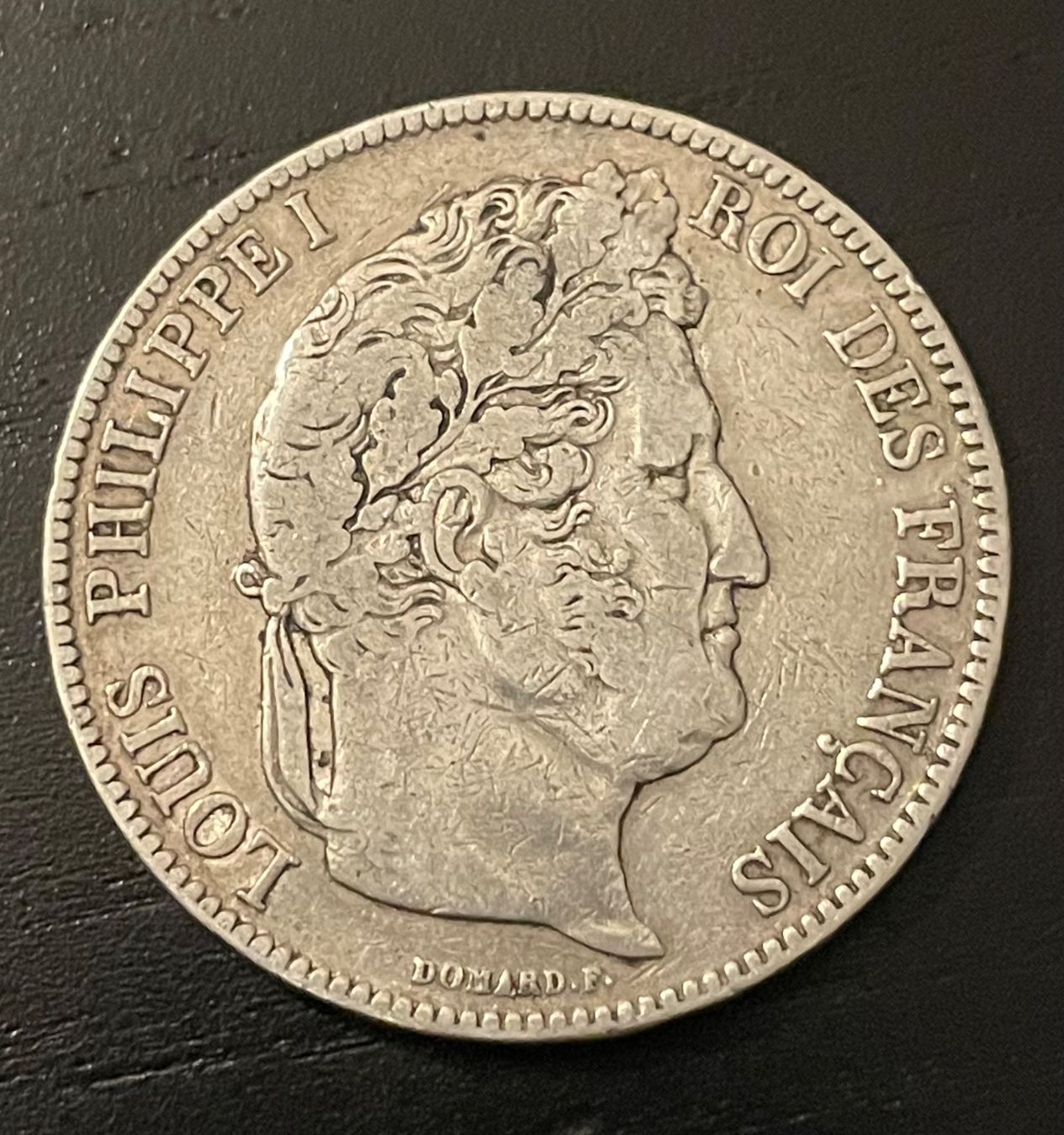Tutti le monete: 5 FRANCS LOUIS PHILIPPE 1841 - ROUEN – Usato da Troinex venduto da SilverBullion 1