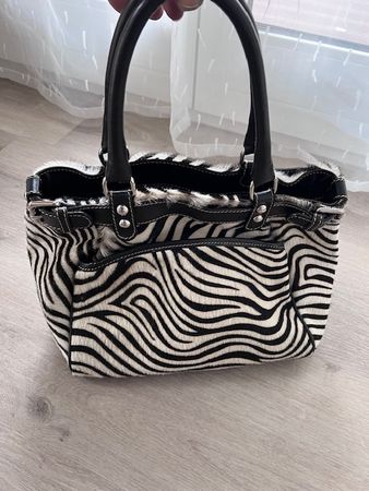 Exklusive Zebra-Handtasche, wie neu!