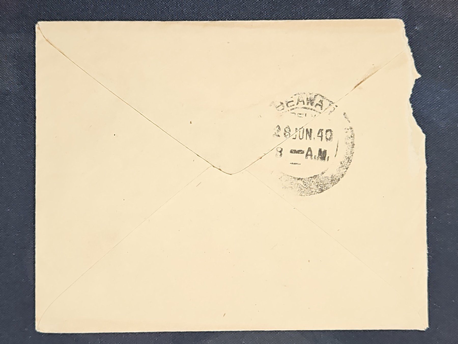 Tutti i francobolli: CL25 Enveloppe + Timbre Inde 1940 – Usato da Cousset venduto da Patrick_Collections 1
