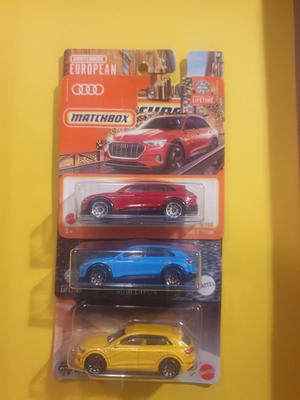 Matchbox Modellautos: 3 x Matchbox AUDI E-TRON – Neu und originalverpackt aus Oftringen von Rotor