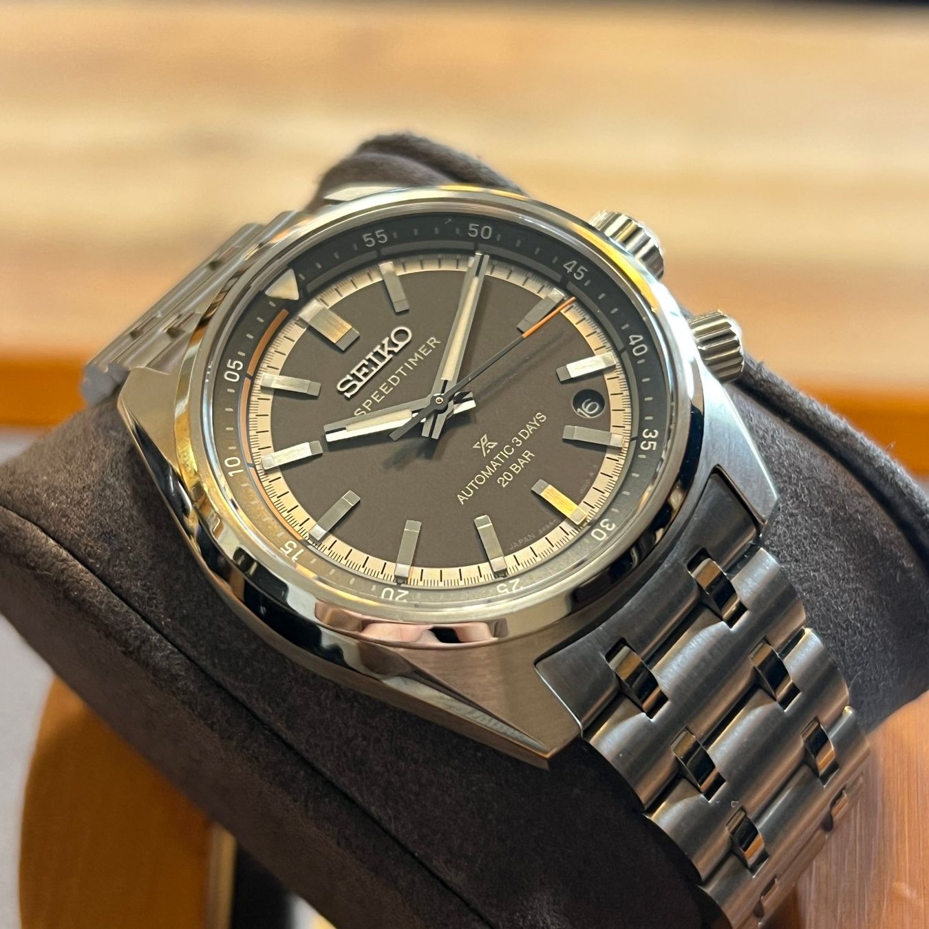 Seiko Orologi: Seiko Prospex Speedtimer Automatic Date 6R55-00L0 – Usato da Carouge GE venduto da Watchaser 7