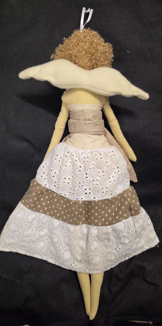 Bambole: Handgemachte Stoffpuppe Engel, Höhe 45cm – Usato da Galgenen venduto da jen_v552 1
