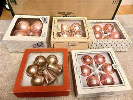Antike Christbaumkugeln Glaskugeln Weihnachtsdeko Baumkugeln