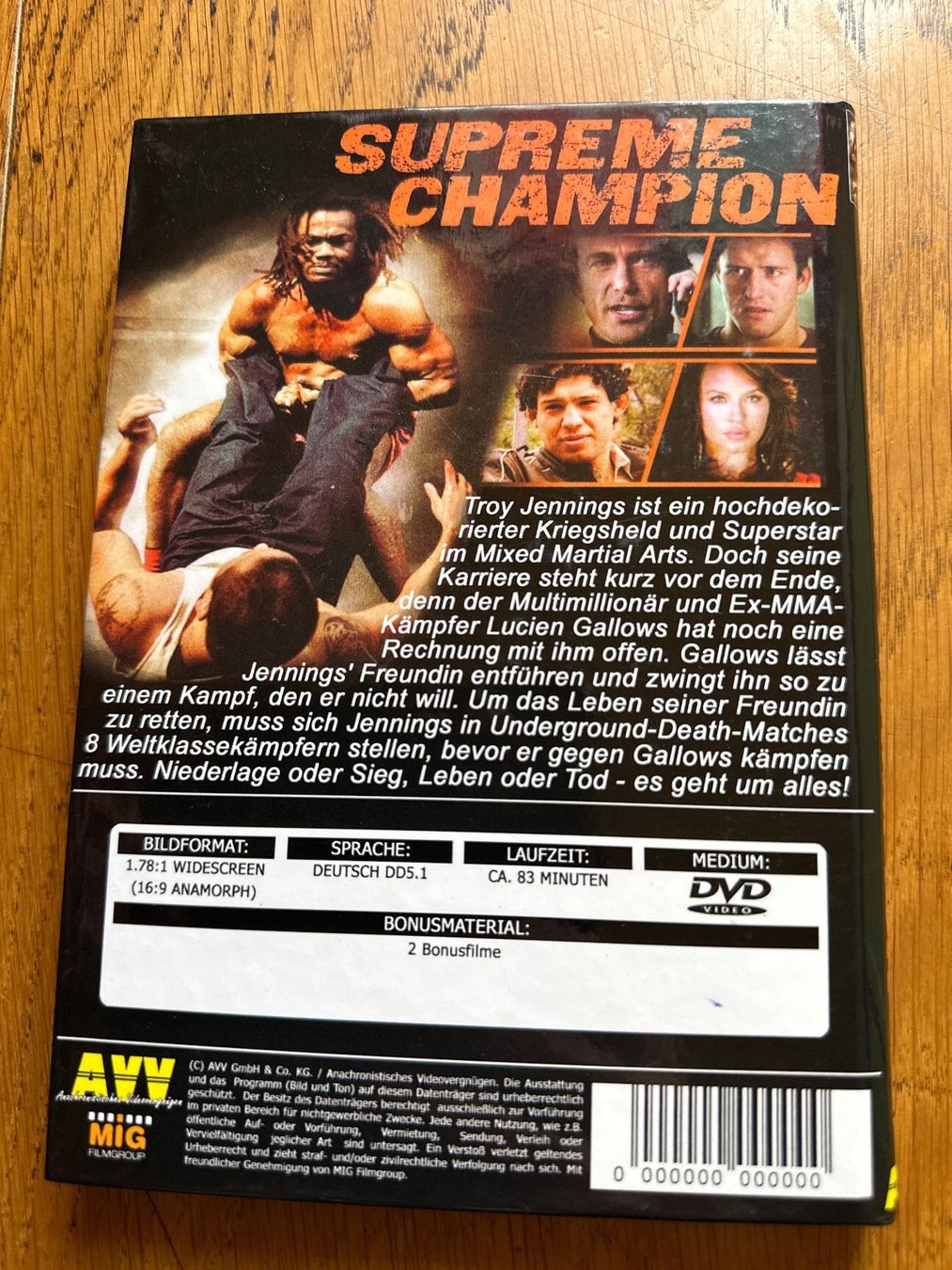 Tutti i DVDs: Supreme Champion kleine Hartbox DVD – Usato da Benken ZH venduto da Audi-erich 1