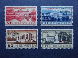1938 SDN 57 - 60 SPECIMEN postfrisch*  - SELTEN ANGEBOTEN