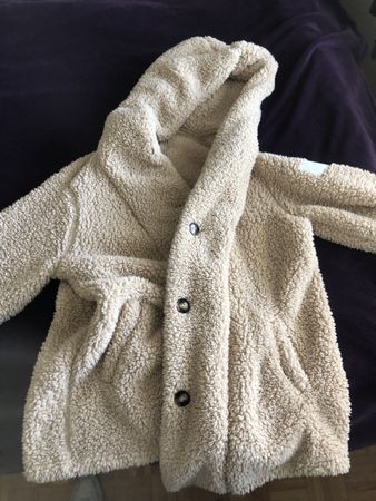Plüschjacke Größe L