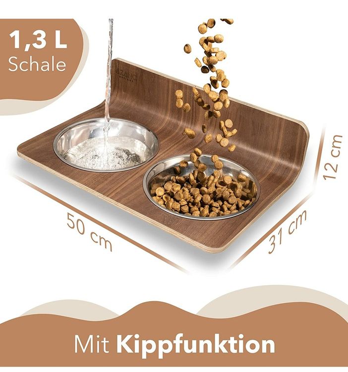 Hamiledyi Hundenapf Zum Aufhängen – 2er-Set, Edelstahl, Abnehmbar & Auslaufsicher, Für Kleine & Mittlere Hundekäfige, Grau