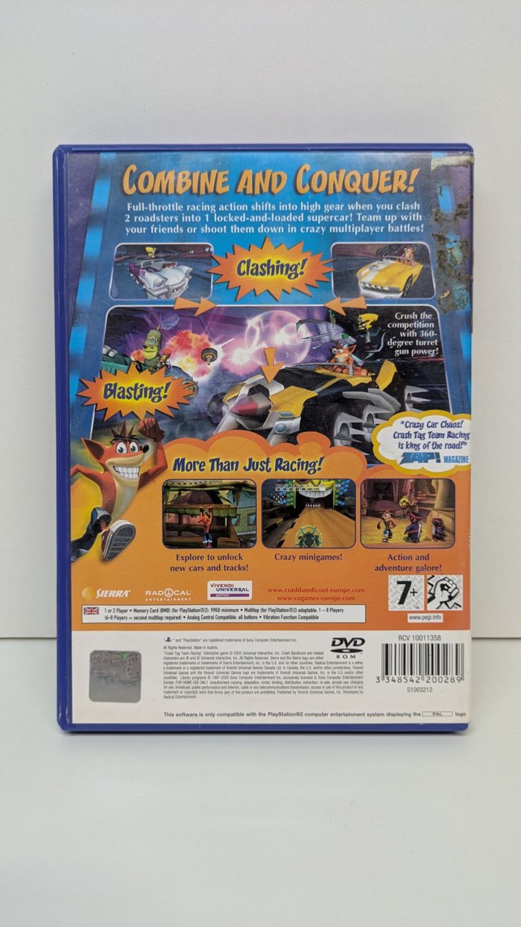 Spiele: Crash Tag Team Racing - PlayStation 2 – Gebraucht aus Menziken von mame18 2