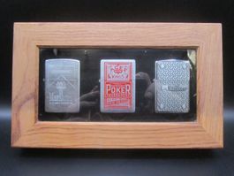 coffret de 3 Zippo Marlboro Swiss Miles Edition Mint