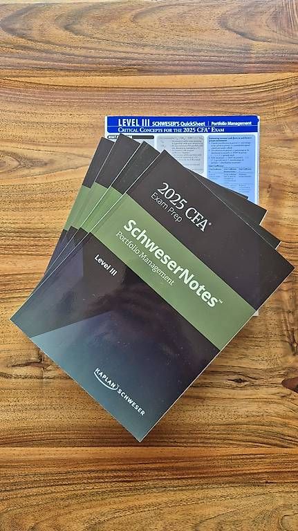 Libri: Schweser Notes PM Level III CFA 2025 – Usato da Zürich venduto da cyr_688h 1
