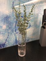 Glasi Hergiswil Bambus Vase Eukalyptus Blumendeko Gartendeko