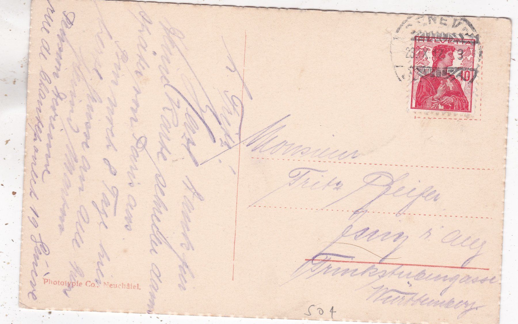 Cartoline postali: Genève 1912 – Usato da Herisau venduto da Lisegrat2008 1