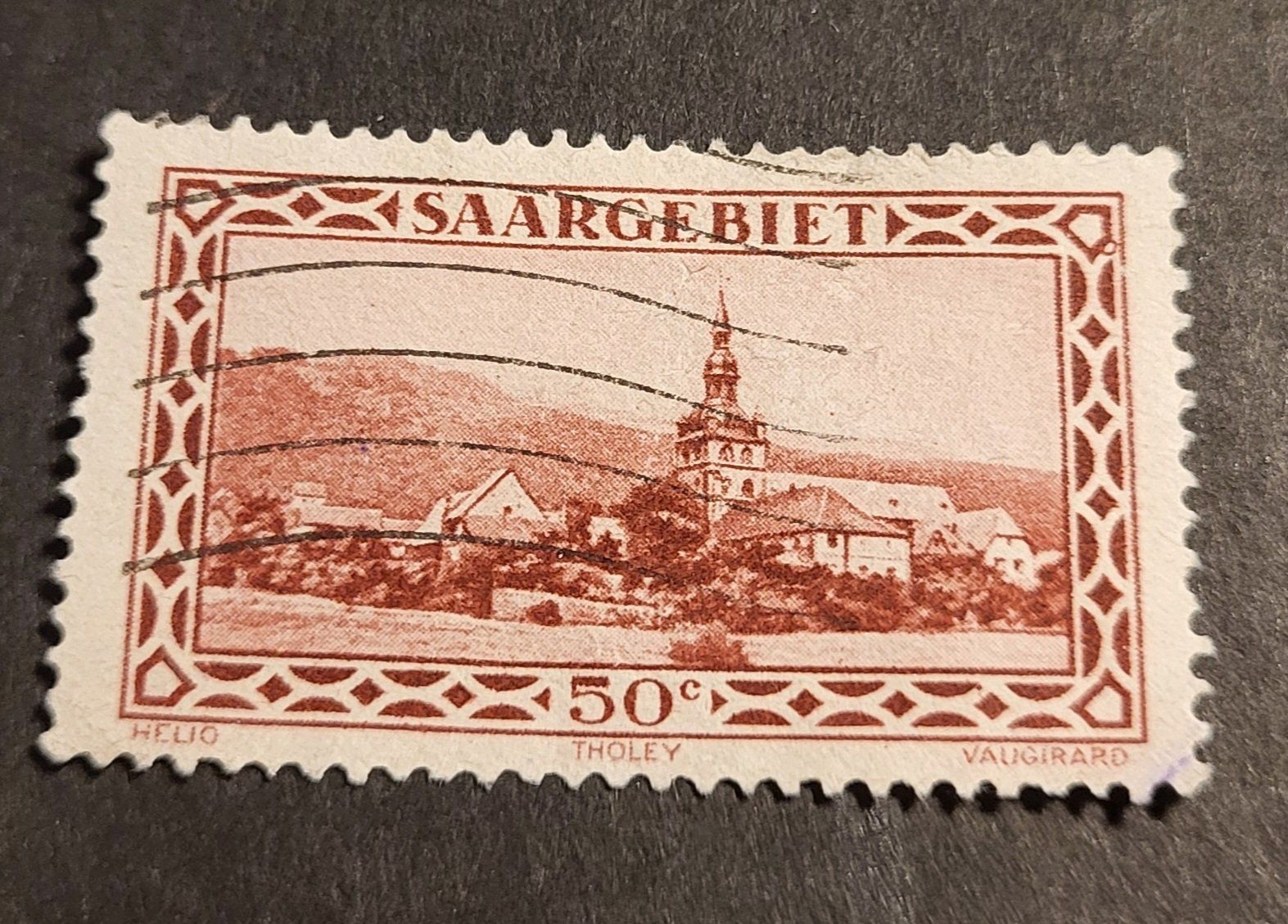 Tutti i francobolli: Saarland 1927 alte briefmarke – Usato da St Gallen venduto da Stampsalshobby