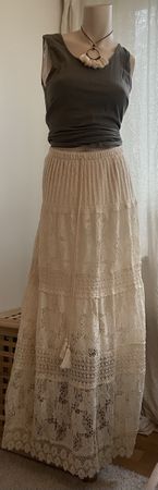 Wunderschöner Boho Maxi-Rock, Neu