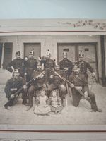 Ancienne photographie militaire suisse groupe militaires 