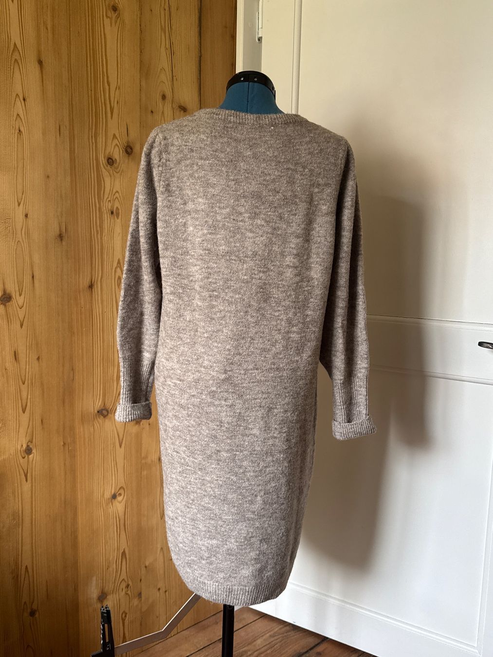 Kleider: Robe pull marron clair chiné taille M – Neu (gemäss Beschreibung) aus Oron la Ville von pollyh11 1