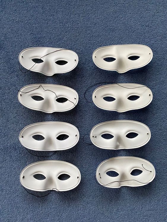 36-teiliges Masken Set Aus Filz - Bunte Superhelden Masken Für Kinder Party & Karneval