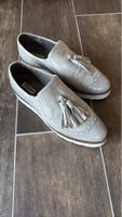 Chaussures DUNE tendance grises avec franges - Taille 39