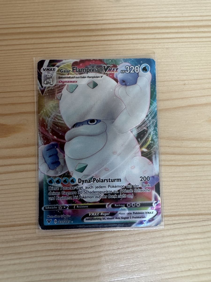 Pokémon Carte collezionabili: Galar-Flampivian Vmax Pokémon Karte – Usato da Zürich venduto da anemonetty