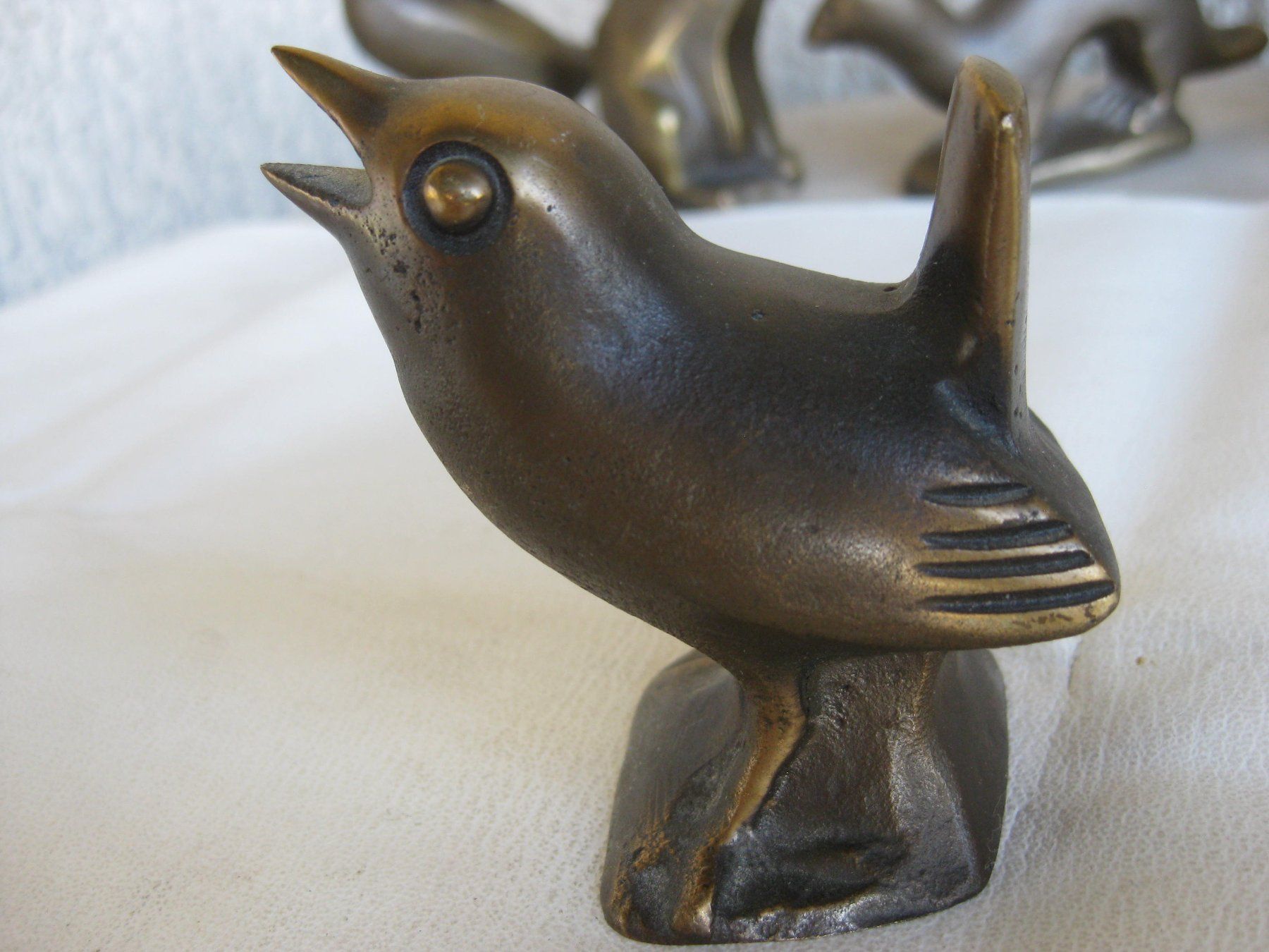 Bag Turgi Figuren: Bag Turgi Spatz, Bronze – Gebraucht aus heimberg von wunderplunder01 1