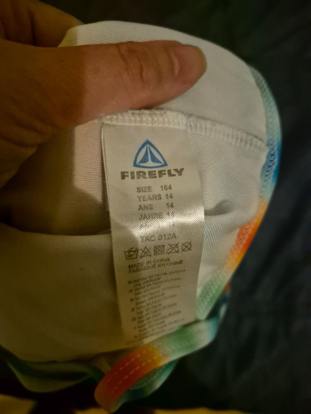 Maillots de bain: Badeanzug von Marke Firefly Gr. 164 bunt gestreift – D'occasion à Urdorf par Nataschli 2