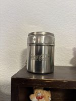 Coca-Cola, barattolo vintage in acciaio inox, da collezione