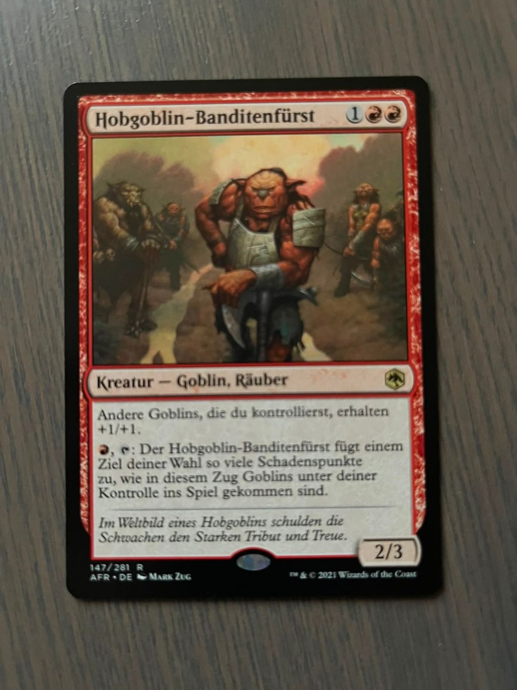 Magic The Gathering Carte collezionabili: Hobgoblin Bandit Lord – Nuovo (secondo la descrizione) da Lugano venduto da m_s6yq