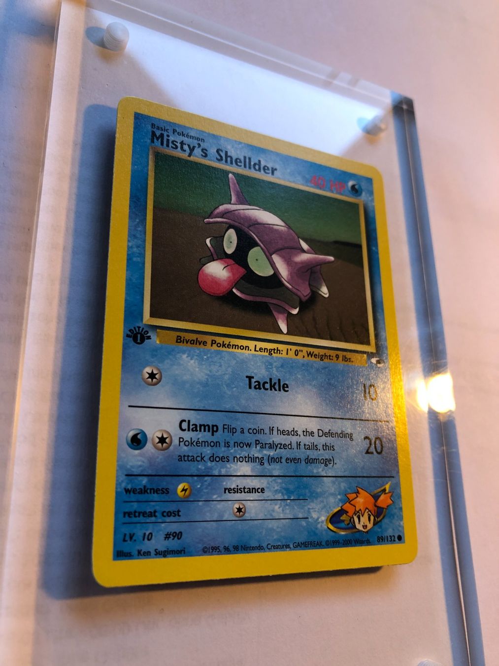 Cartes à collectionner: Misty's Shellder 1st Gym Heoes - MINT - ab 1.- – D'occasion à Giubiasco par dan_pr8b 1