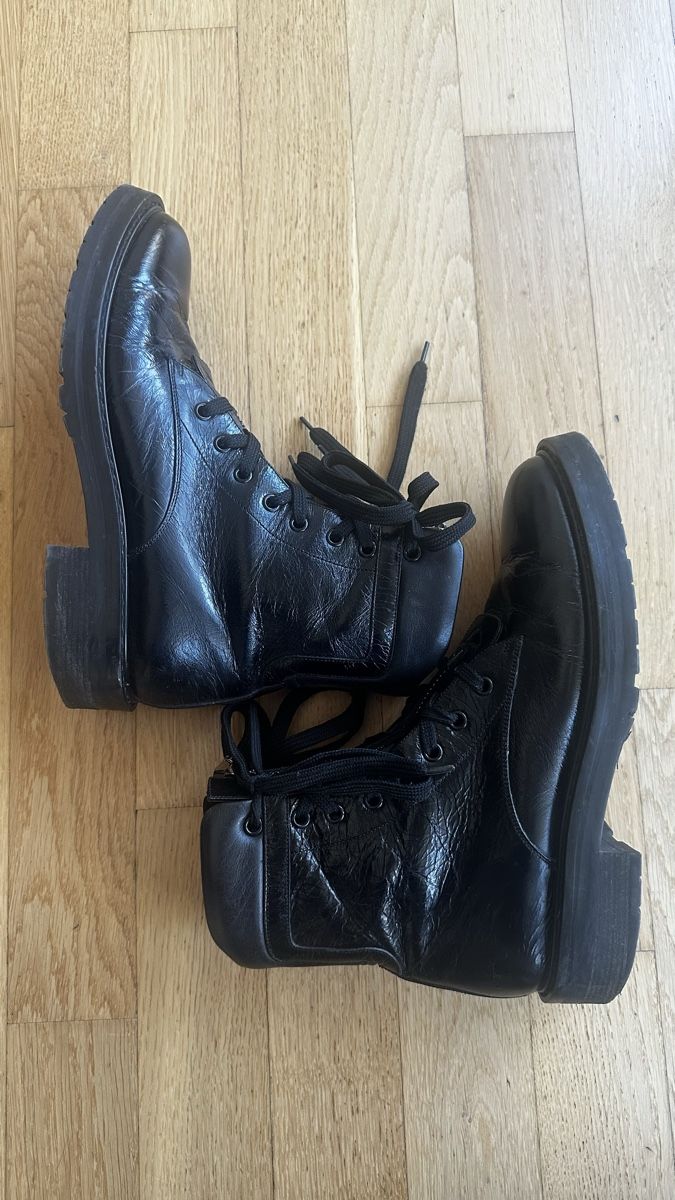 Saint Laurent Scarpe da donna: Saint Laurent Black Leather Boots Size 40,5 – Usato da Luzern venduto da ida_hv2y 7