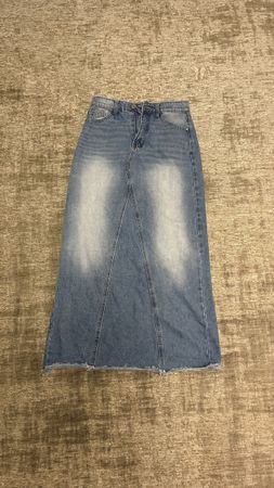 Jupe longue en jean shein, taille S