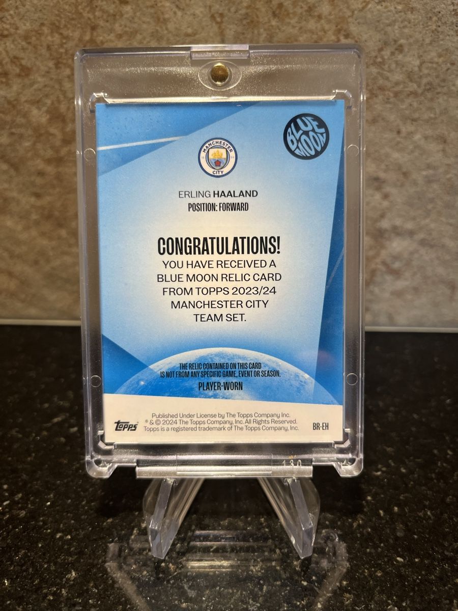 Topps Cartes à collectionner: Earling Haaland 50/50 GOLD Patch REFRACTOR RARE! – Neuf (Voir description) à Moudon par AndreSR89 4