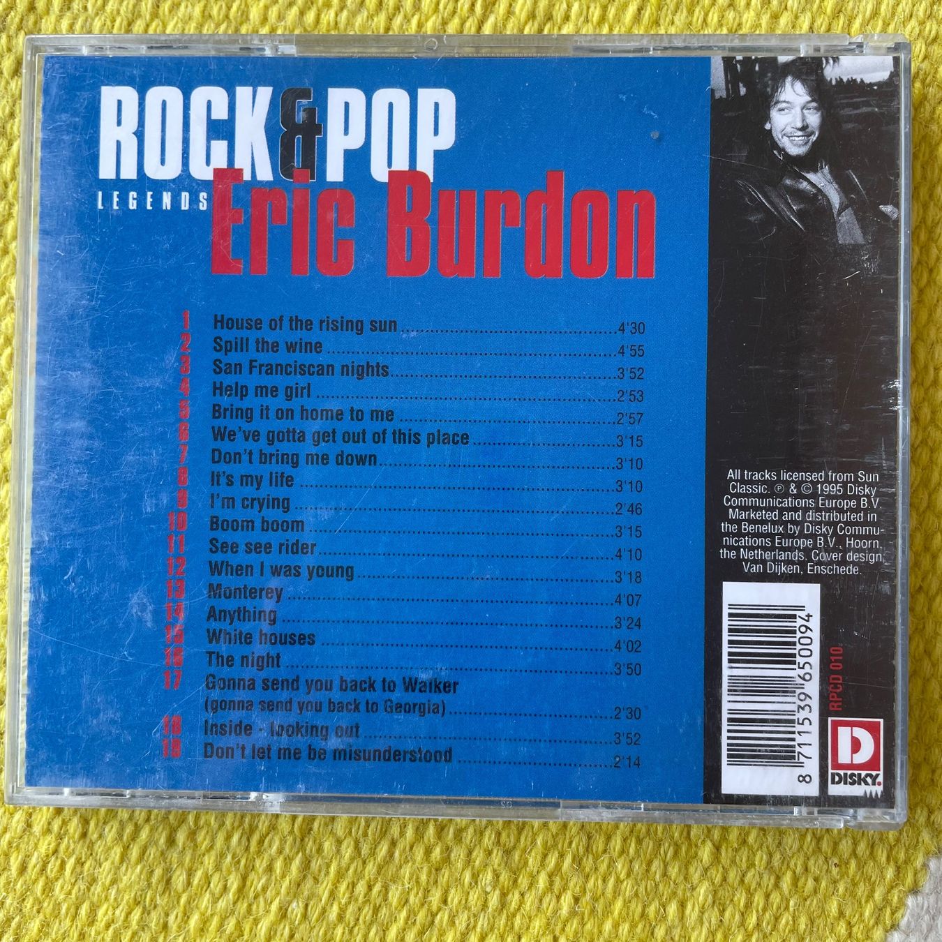 CDs: ERIC BURDON-BEST OF LEGENDS – Gebraucht aus Rorschacherberg von CD-Roli 1