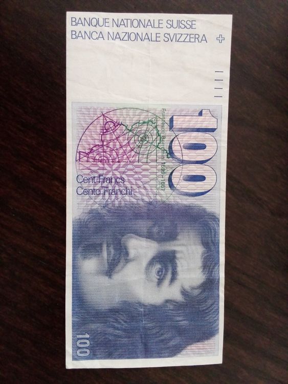 Reproduktion Schweizer Franken Geldscheine – Set Mit 50, 100, 500, 1000 CHF, 1. Serie 1907, Sammlerstück