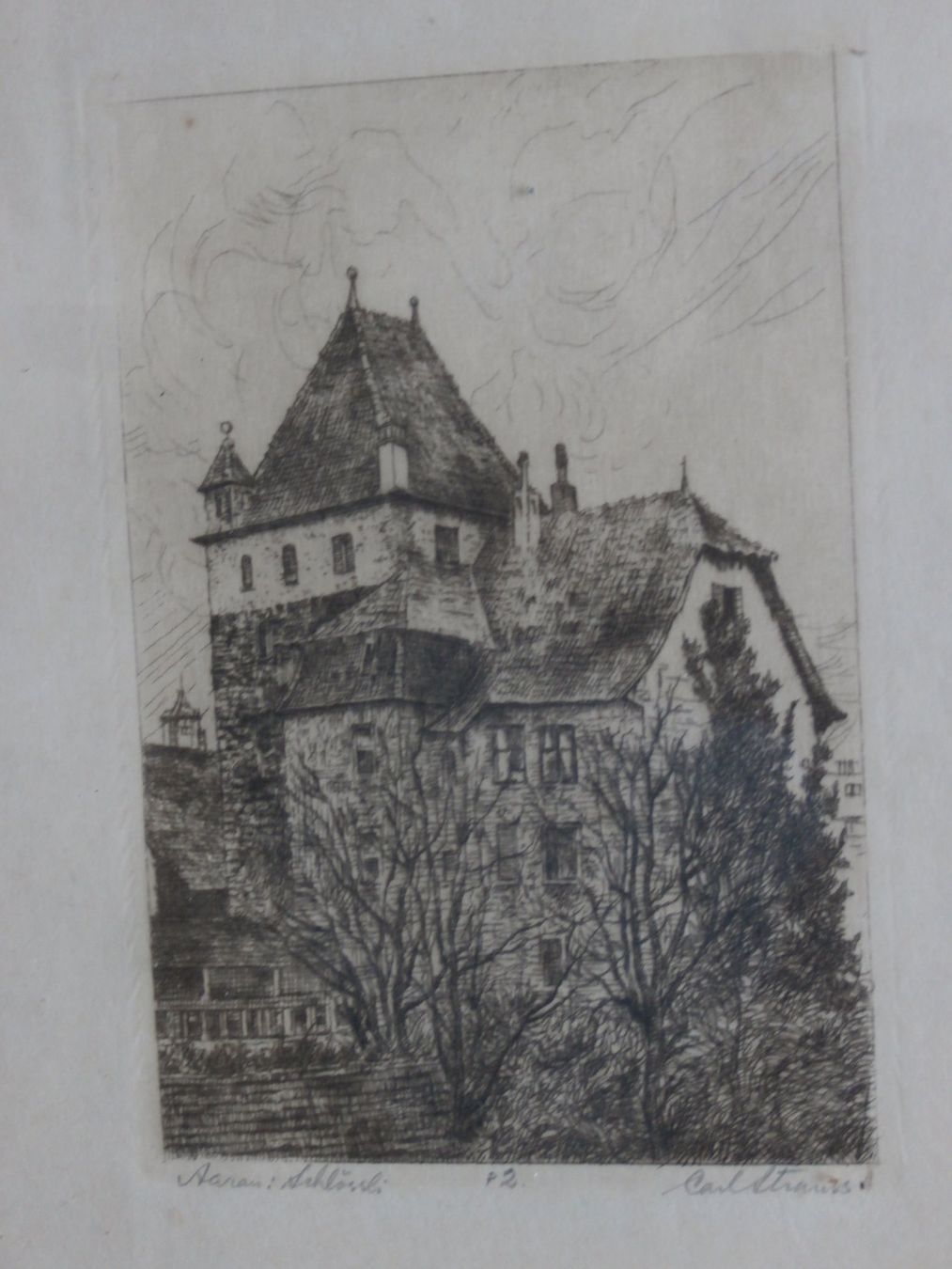 Gravures: 3 Stiche Aarau und Baden – D'occasion à Zürich par tiburzio 3