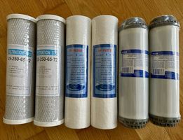 Diverse Wasserfilter 10 Zoll