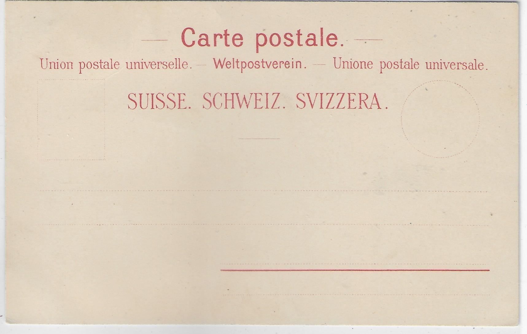 Ansichtskarten: Gruss aus Solothurn - Litho 1900 – Gebraucht aus Ettingen von Kartenplanet 1