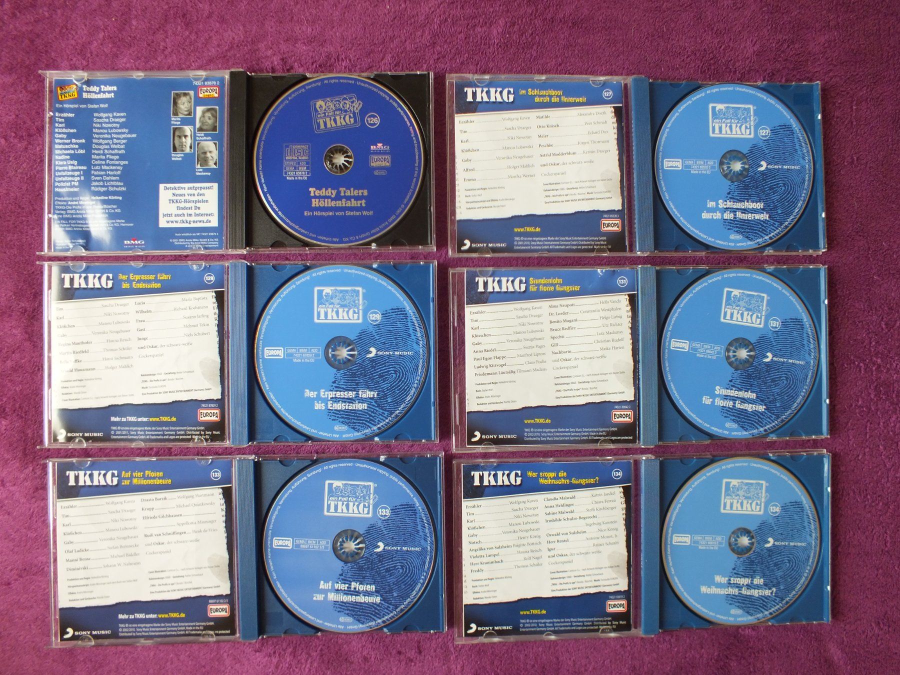 CD: 6 - TKKG - Hörspiel - CD´s – Usato da Müllheim Dorf venduto da Seeeule01 7