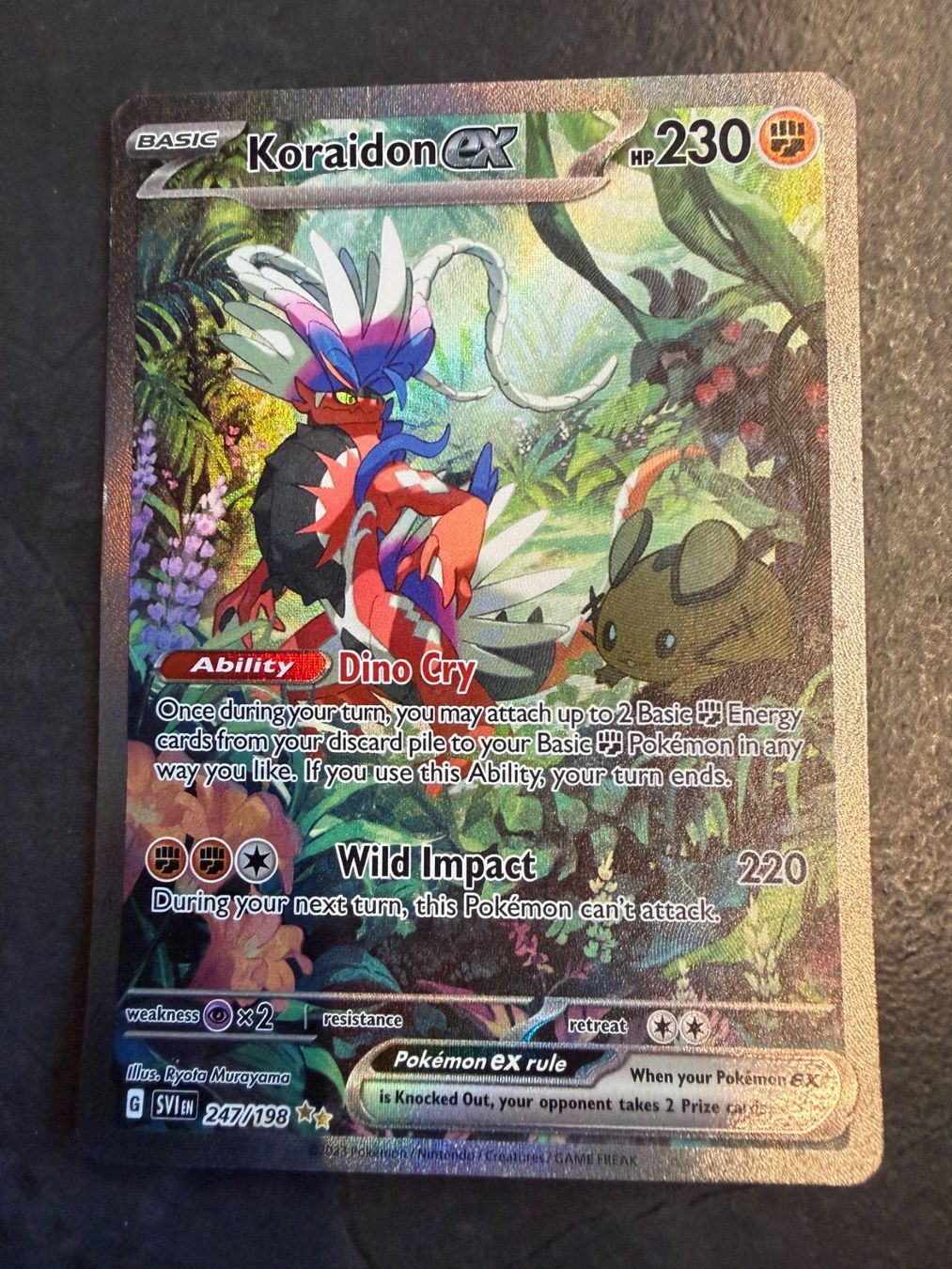 Pokémon Sammelbilder & Trading cards: Koraidon 247 – Gebraucht aus Le Mouret von ham_xx8b
