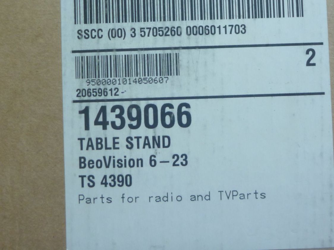 Fixations: B&O Tischstandfuss BeoCenter 6-23 – Neuf (Voir description) à Boniswil par Ubabo 1