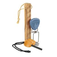 Erprobtes Outdoor-Feuerzubehörset, zuverlässig bei Abenteuer