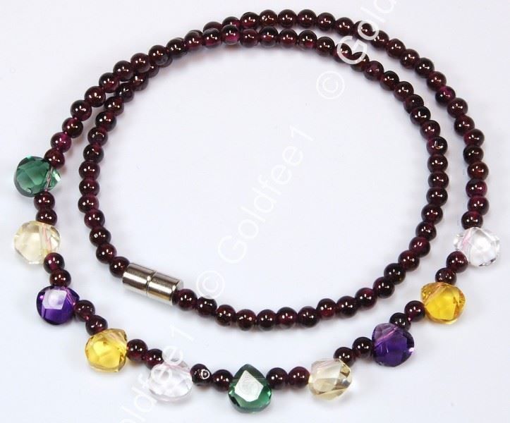 Ketten: Granat Halsband – Neu und originalverpackt aus Oberglatt ZH von Goldfee1