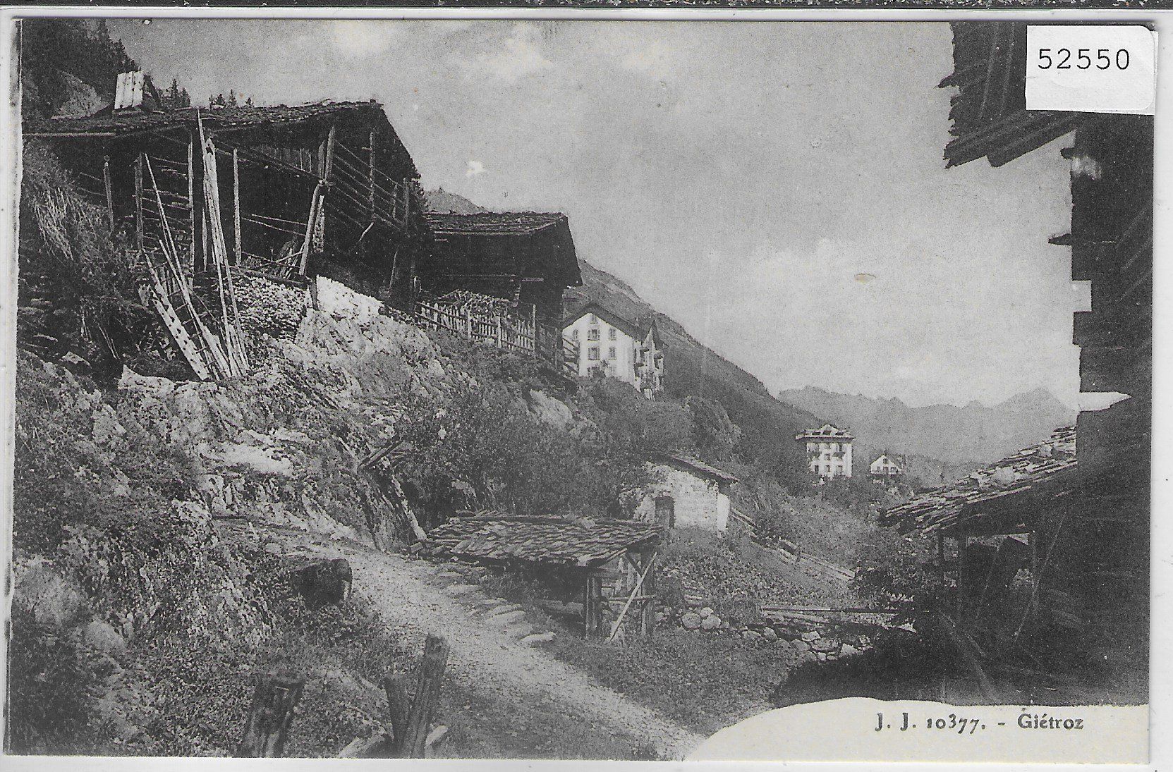 Cartoline postali: Gietroz - Village – Usato da Ettingen venduto da Kartenplanet